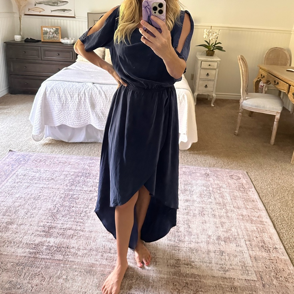 Gypsy 05 made in Hollywood blue high low dress